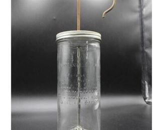 Vintage Wesson Oil Glass Mayonnaise Maker Jar