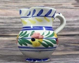 Vintage Made in Italy Floral Pitcher