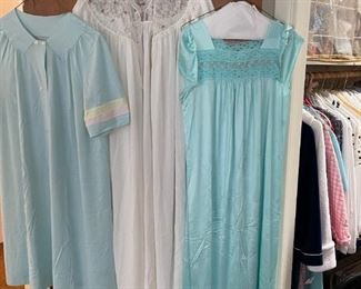 selection of vintage negligee, and clothing 