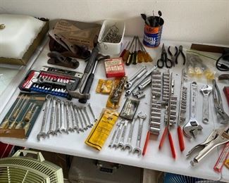 vintage tool assortment 