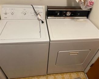 washer & dryer ( electric) great working older models. 
