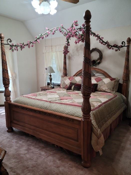 Beautiful four king  bed