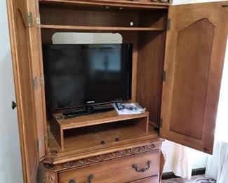 Tv cabinet with two drawers