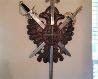 Sword wall hanging