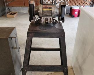 Grinder on stand