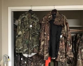 Redhead and browning jackets and shirts
