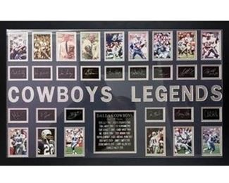 Cowboy Legends Engraved Collage