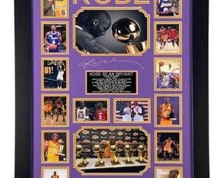 Kobe 8 24 Laser Engraved Collage