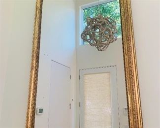 Gold Framed, Large Wall Mirror