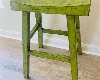 Wood Bar Height Stool