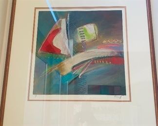 Framed Art by Kamy Deljou