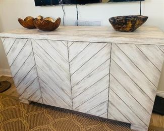 White Wash, Farm Style Credenza
