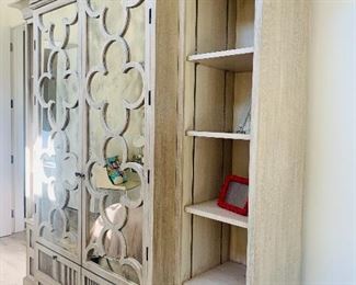 Light, Grey Wash with Mirror Armoire