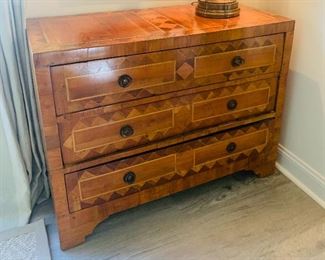 Tuscan Chest of Drawers, Three Drawer Chest