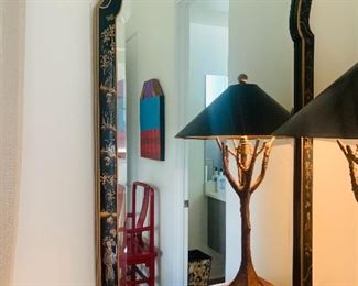 Hand Painted Wall Mirror