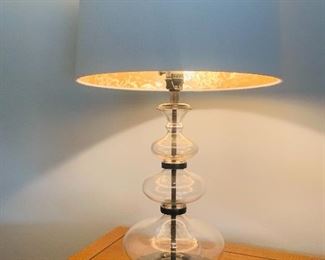 Pottery Barn Glass Table Lamp