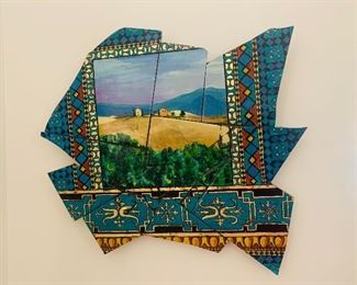 Painted Wood Art "Prima Vera"