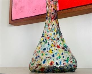 Hand Blown Glass Vase
