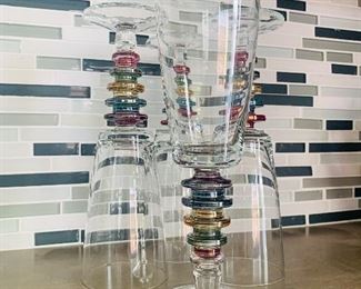 Block Crystal Stemware