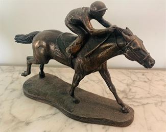 Bronze Signed Horse Trophy