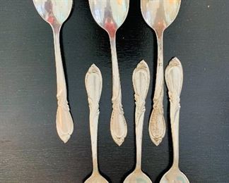 Set of 6 Sterling Ice Cream Spoons