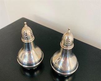 Sterling Salt and Pepper Shakers