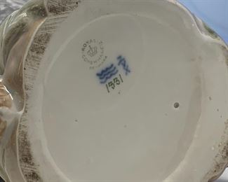 Royal Copenhagen Long Eared Horned Owl Porcelain Figure