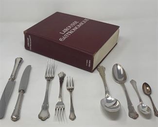 112 Piece 800 Silver Flatware Set from Koch & Bergfeld in Barock