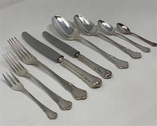 112 Piece 800 Silver Flatware Set from Koch & Bergfeld in Barock
