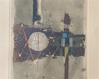 Framed Print by Johnny Friedlaender (German, 1912-1992), Etching