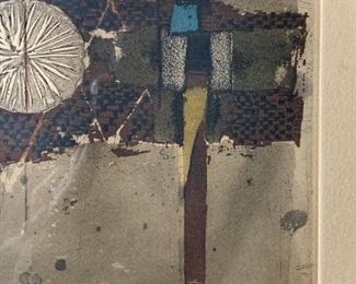 Framed Print by Johnny Friedlaender (German, 1912-1992), Etching