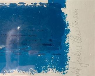 Framed Print, Night Flowers by Ronald Julius Christensen (American, 1923-1999), Serigraph