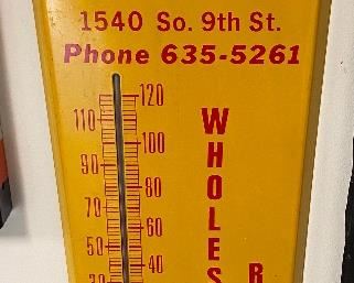 Kentucky Lumber Company Advertising Thermometer