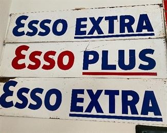 Esso Extra and Esso Plus Advertising Signs