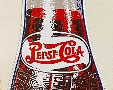 Modern Pepsi Cola Bottle Sign