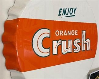 "Enjoy Orange Crush" Bottle Cap Sign (2004)