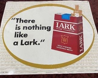 Lark Cigarette Advertising Sign
