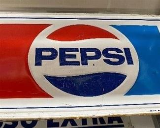 Pepsi Advertising Sign