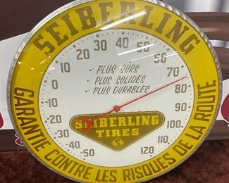 Seiberling Tires Advertising Thermometer