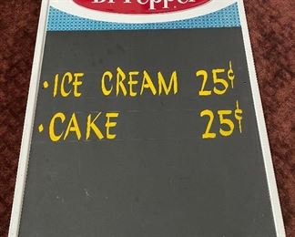 Drink Dr. Pepper Menu Board