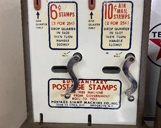 Old Sanitary Postage Stamp Machine