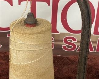 Early Cast Iron Sensible Country Store String Holder