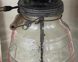 Glass Gem Dandy Electric Churn with Motor