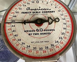 Old American Family Hanging Scale