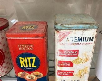 Old Cracker Tins