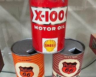 Old X-100, Phillips 66 Oil Cans