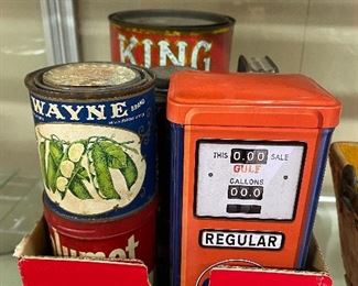 Old Advertising Household Cans