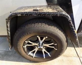 Some cosmetic damage to one fender.