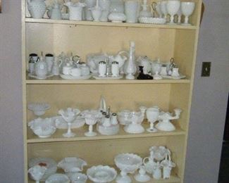 Who wants milk glass? Hello anybody out there? Hello
