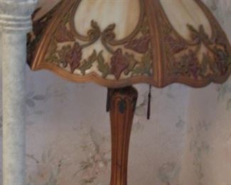 vintage stained glass lamp